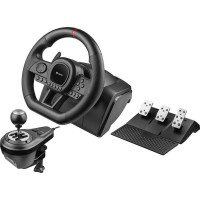 Tracer TRAJOY47345 Gaming Controller Black Steering Wheel + Pedals PlayStation 4, PlayStation 3, Xbox One, Xbox 360, Switch, PC