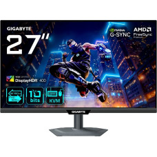 Gigabyte M27UP 27&rdquo; 4K UHD Gaming Monitor - Dual Mode (4K 160Hz or FHD 320Hz), 3840 x 2160, 1ms, 350 cd/m&sup2;, FreeSync Premium Pro, DisplayHDR400, HDMI 2.1, Displayport 1.4