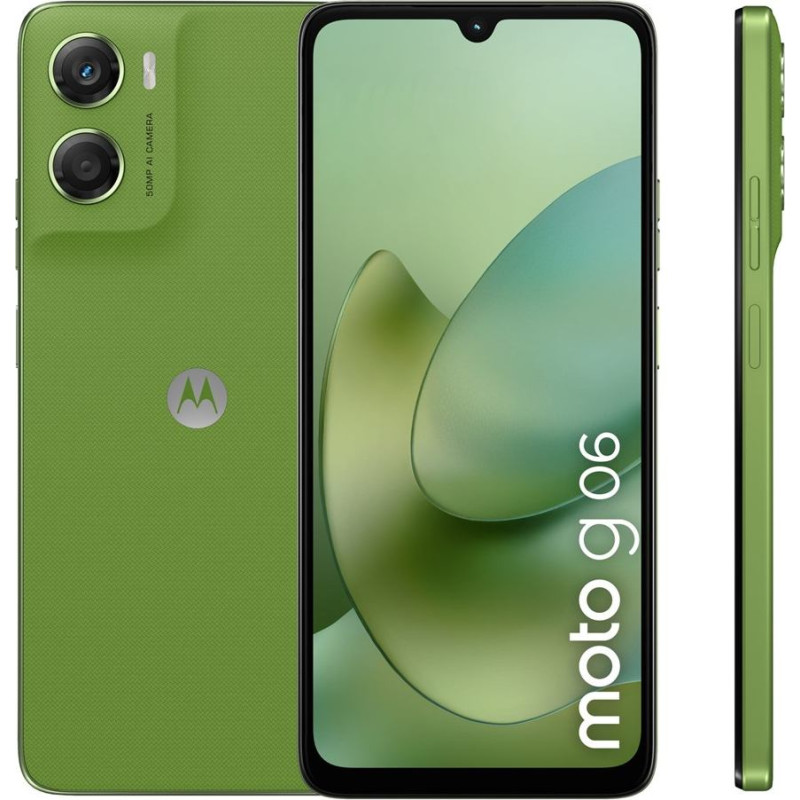Motorola moto g06 17.5 cm (6.88") Dual SIM Android 15 4G USB Type-C 4 GB 128 GB 5200 mAh Green