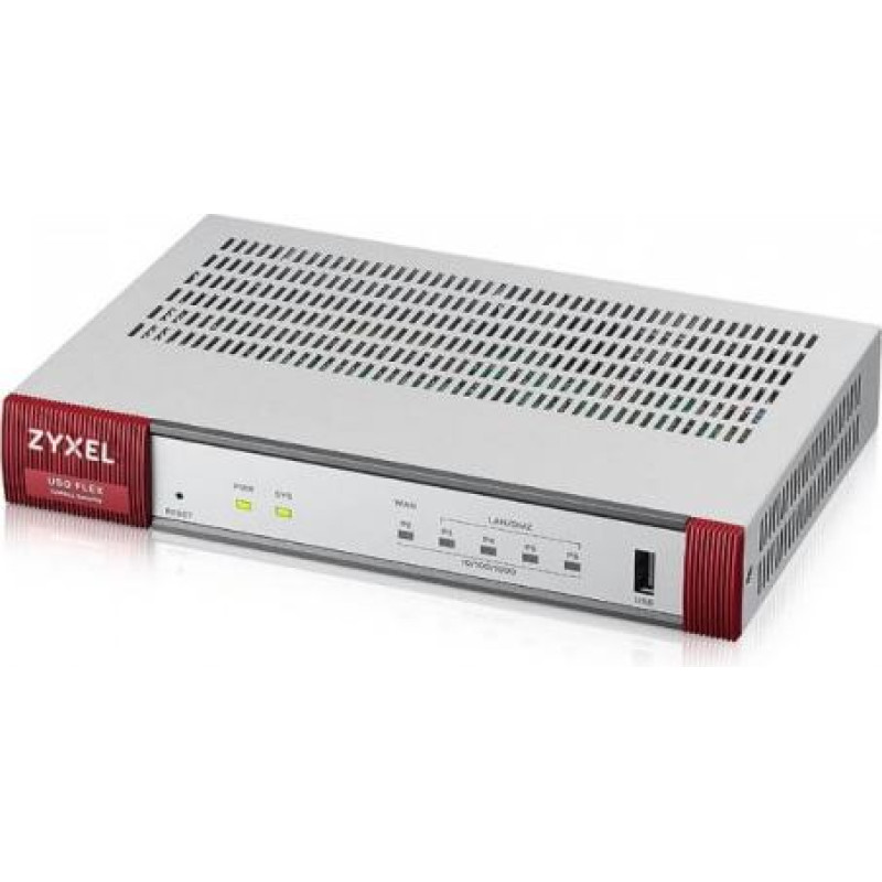 Zyxel Zapora sieciowa ZyXEL USG FLEX 50 H, 5 Gigabit user-definable ports, 1*USB
