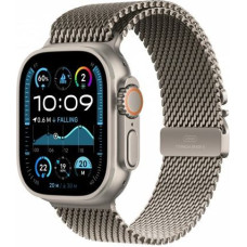 Apple Watch Ultra 2 GPS + Cellular 49 mm Natural Titanium Case with Natural Titanium Milanese Loop - M