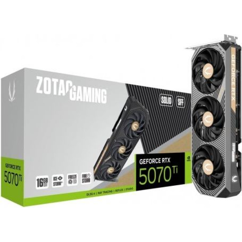 Zotac Graphics card GeForce RTX 5070 Ti SOLID SFF 16GB GDDR7 256bit 3DP/HDMI