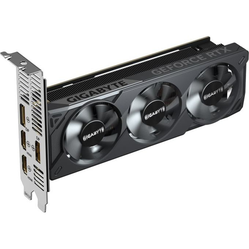 Gigabyte GeForce RTX 5050 OC Low Profile 8G Graphics Card - 8GB GDDR6, 128bit, PCI-E 5.0, 2587MHz Core Clock, 2 x DP, 2 x HDMI, NVIDIA DLSS 4, GV-N5050OC-8GL