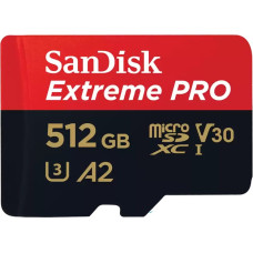 Sandisk Extreme PRO 512 GB MicroSDXC UHS-I Class 10