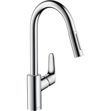 Hansgrohe Смеситель с выдвижной лейкой, Focus, 31815000.