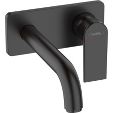 Hansgrohe Настенный смеситель для раковины Vernis Shape, 71578670, матовый черный.
