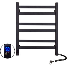 Navin Электрический полотенцесушитель Avangard 480*600, сенсорный, правый, чёрный, 12-228053-4860.