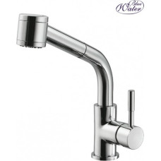 Bluewater Кухонный смеситель с выдвижной лейкой Blue Water Laura, хром.