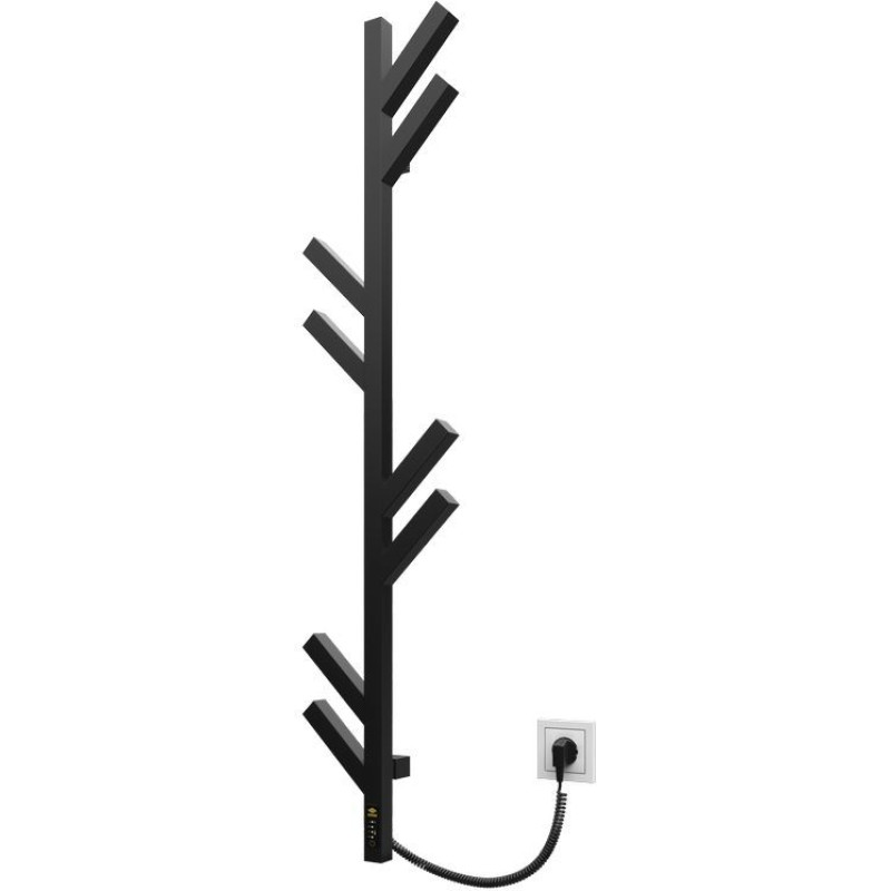 Kosser Электрический полотенцесушитель Madera 1200x255 ERL, с таймером, черный.