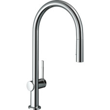 Hansgrohe Кухонный смеситель с выдвижным шлангом Talis M54 72842000