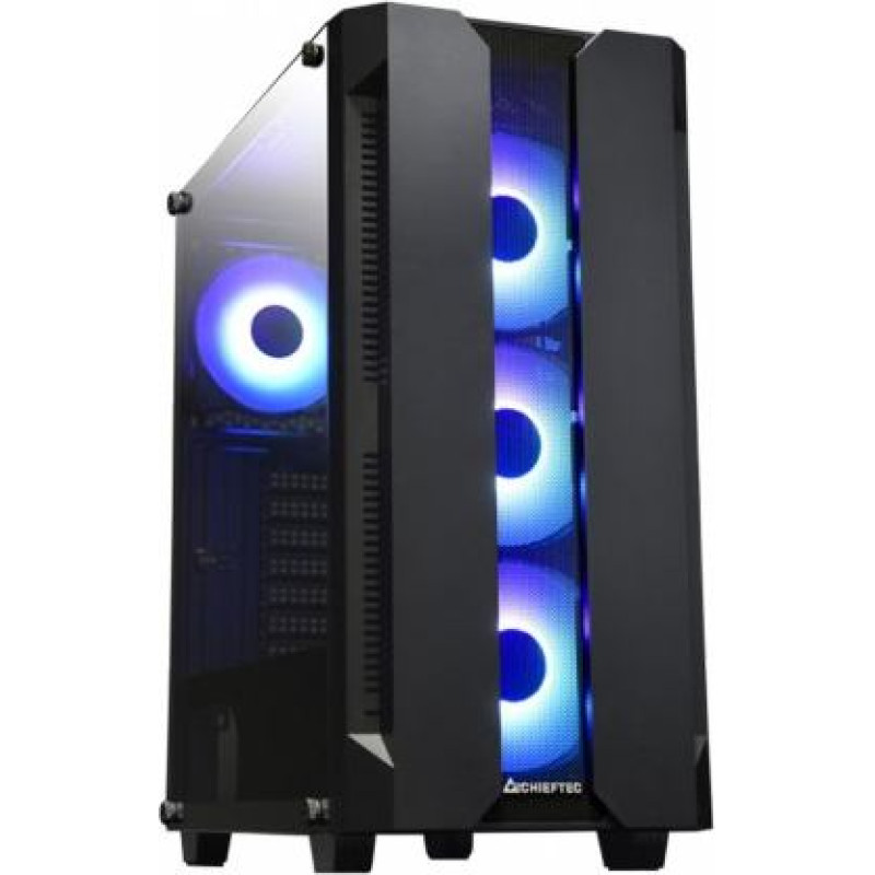 Chieftec GS-01B-OP Hunter Midi Tower 4xRGB Fan