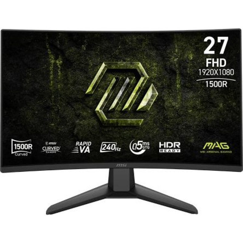 MSI Monitor MAG 274CF X24 27inches/LED/FHD/CURVE/240Hz/Black