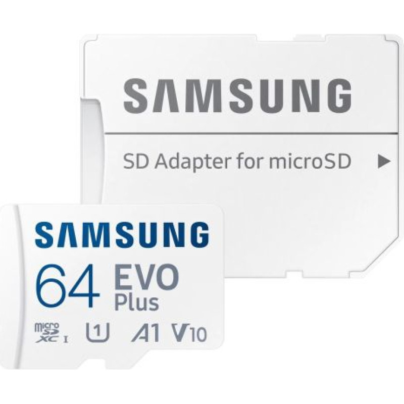 Samsung MicroSD Card EVO+ 64GB Class10 + Adapter (MB-MC64SA/EU)