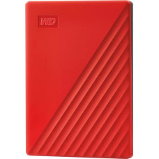 WD Dysk zewnętrzny HDD WD My Passport 6TB Czerwony (WDBR9S0060BRD-WESN)