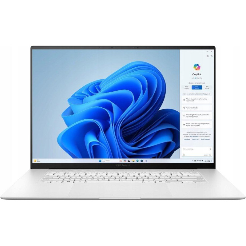 Asus Laptop Asus Asus Zenbook S 16 OLED UM5606WA-RK217W | Scandinavian White | 16 '' | OLED | 3K | 2880 x 1800 pixels | AMD Ryzen AI 9 | 365 | 24 GB | LPDDR5X | Solid-state drive capacity 1000 GB | AMD Radeon 880M Graphics | Windows 11 Home | 80