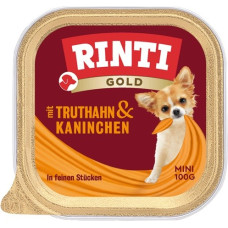 Rinti Gold Mini Turkey with rabbit - wet dog food - 100g