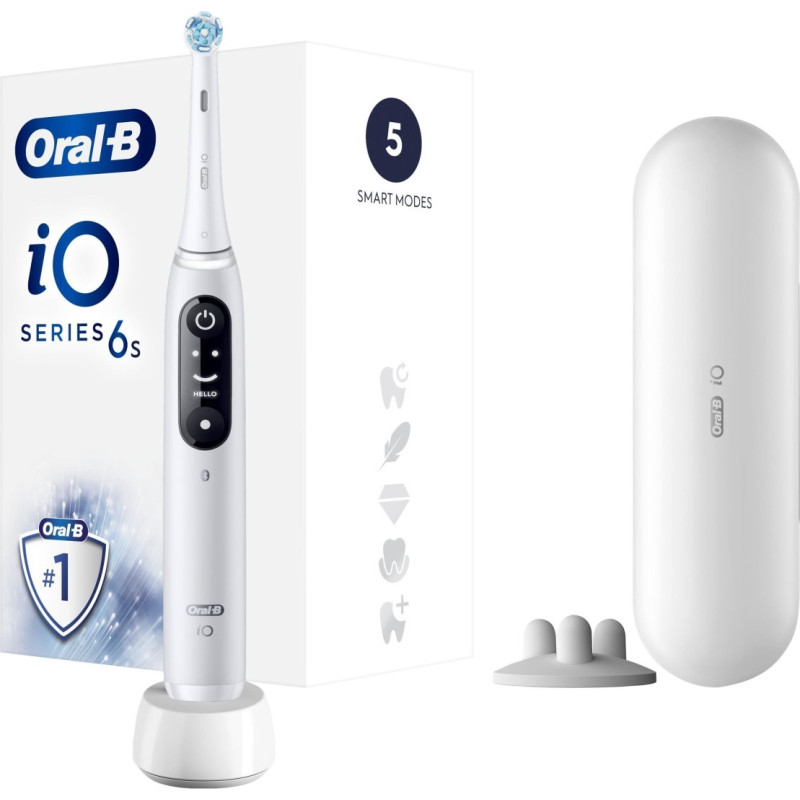 Oral-B Elektrinis dantų &scaron;epetėlis Oral-B iO6 Series, baltas, 4210201438069