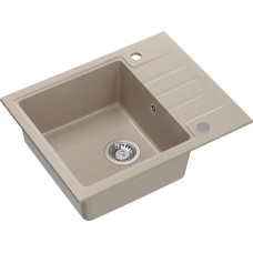 Quadron Virtuvinė plautuvė Quadron PETER 116 HCQP6250BEZP, pearl beige