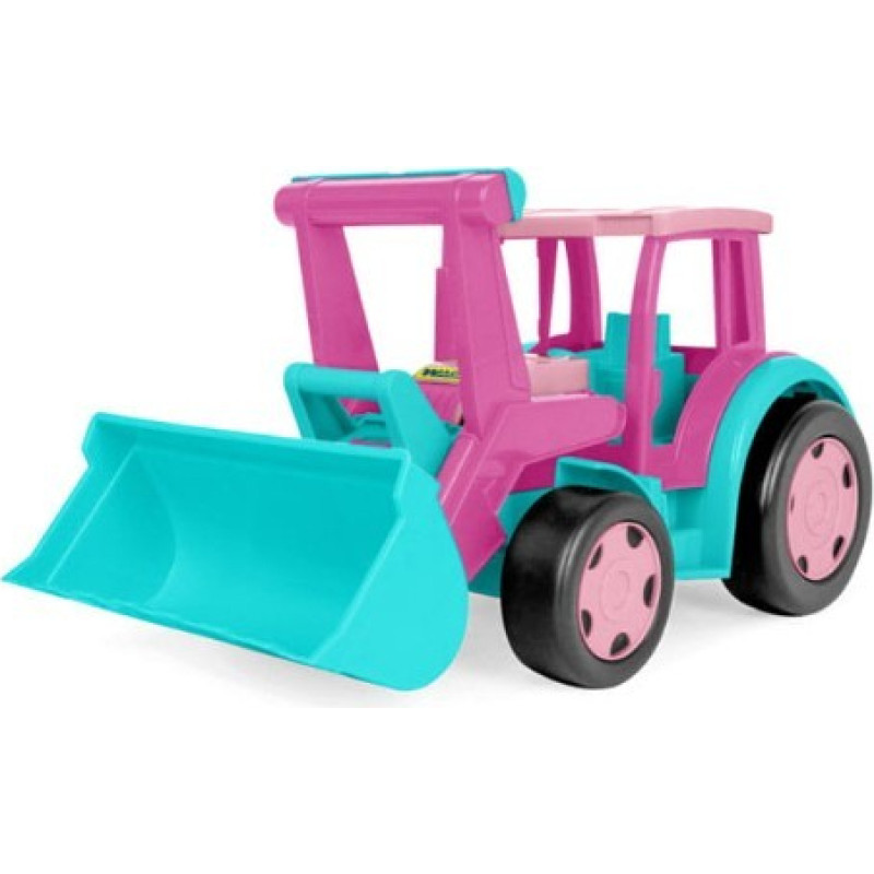 Wader Gigant tractor loader pink