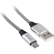 Tracer Cable USB 2.0 AM-micro 1m black-silver
