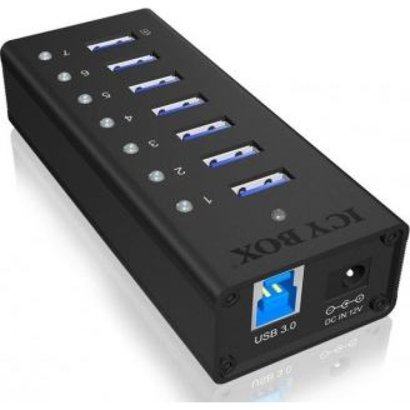 Icybox IB-AC618 active 7 port USB Hub