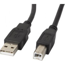Lanberg Cable USB 2.0 AM-BM 5M Ferryt black