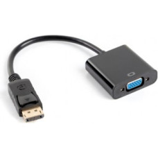 Lanberg DisplayPort Adapter (M) -> VGA 15 pin (F) black on the cable