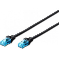 Digitus Patch cord RJ45/RJ45 U/UTP kat. 5e 2,0m AWG 26/7 PVC black