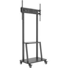 Techly Mobile stand 32-70 inch 70kg with AV Pivot shelf