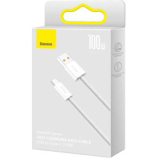 Baseus Type-C Dynamic Series cable, 100W, 2m, White (CALD000702)