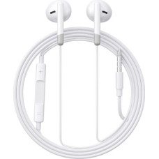 Joyroom Earphone Wired In-Ear Headphones with Remote and Microphone, 3.5mm Jack, White EU (JR-EW01)