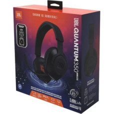 JBL Quantum 350 Headphone Wireless Gaming Headset with Microphone, (USB), Black EU