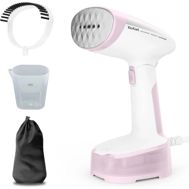 Tefal DT3050 Manual Clothes Steamer 0.12 l 1300 W Pink, White