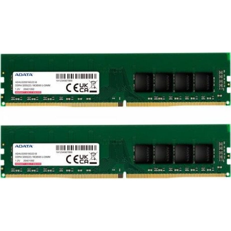 Adata Memory Premier DDR4 3200 DIMM 32GB (2x16) C22 DualTray