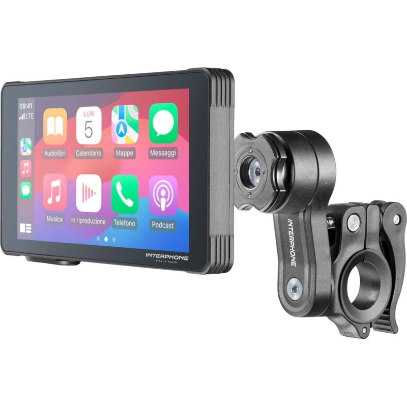 Interphone RIDE SYNC Navigation system Fixed 14 cm (5.5") Touchscreen 182 g Black