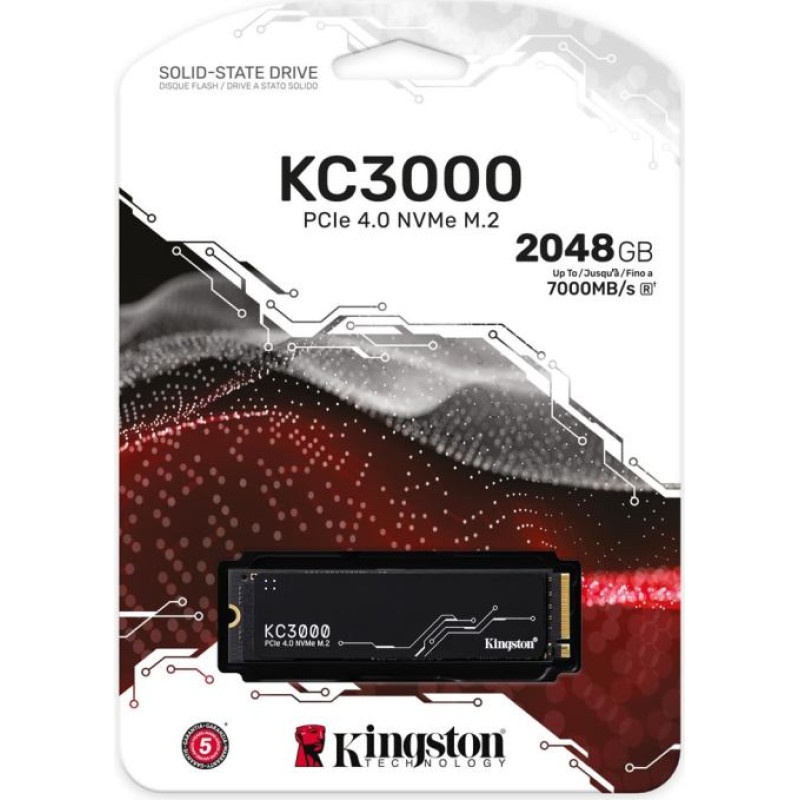 Kingston Technology 2048G KC3000 M.2 2280 NVMe SSD