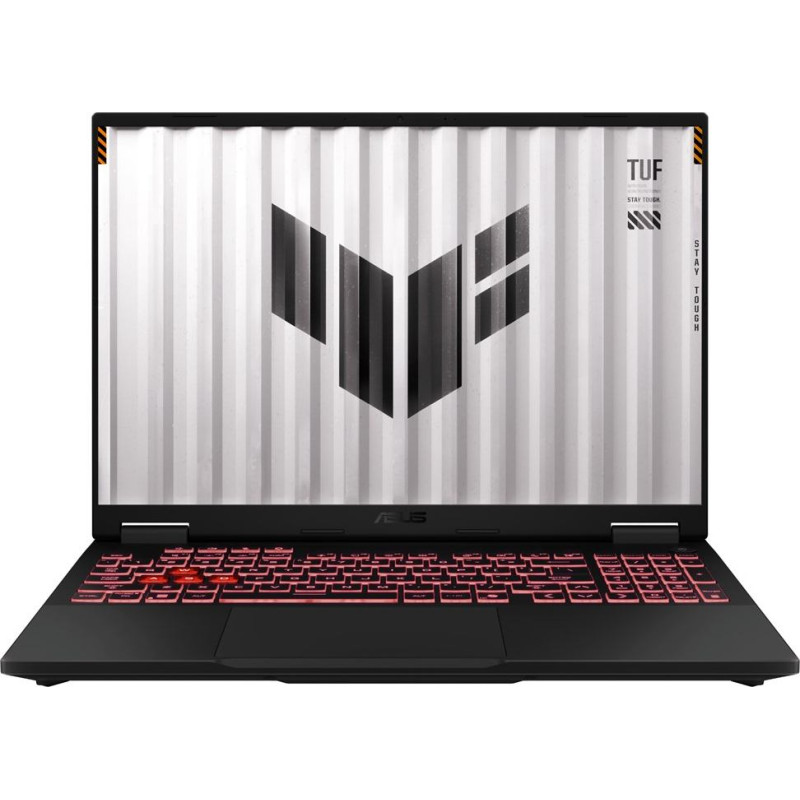 Asus TUF Gaming A16 FA608UH-R7165 AMD Ryzen&trade; 7 260 Laptop 40.6 cm (16") WUXGA 16 GB DDR5-SDRAM 512 GB SSD NVIDIA GeForce RTX 5050 Wi-Fi 6E (802.11ax) NoOS Black, Grey