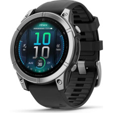 Garmin Fenix E 3.3 cm (1.3") AMOLED 47 mm Digital 416 &times; 416 pixels Touchscreen Stainless steel Wi-Fi GPS (satellite)
