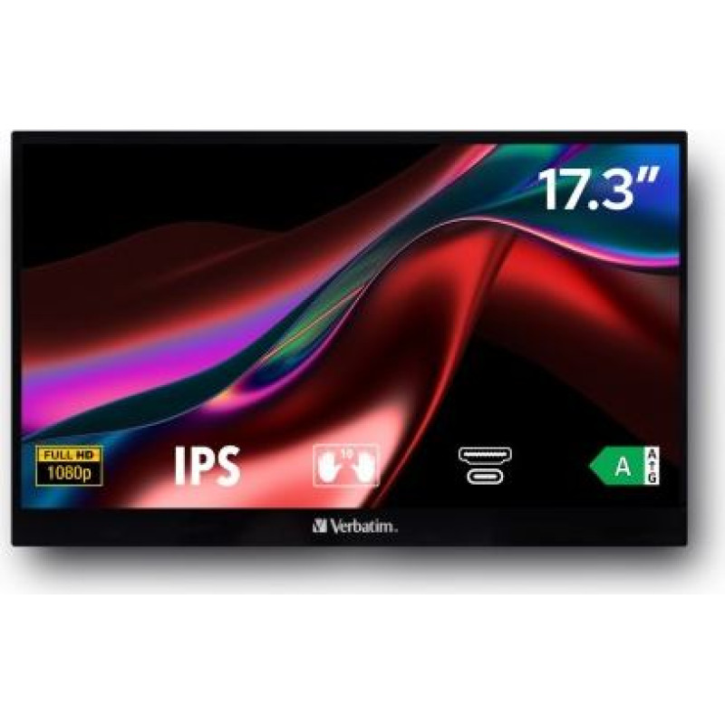 Verbatim Portable Touchscreen Monitor Full HD 1080p
