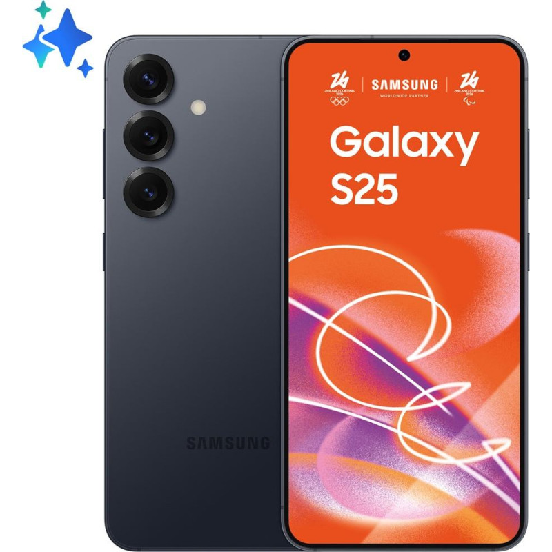 Samsung Galaxy S25 SM-S931B/DS 15.8 cm (6.2") Dual SIM Android 15 5G USB Type-C 12 GB 256 GB 4000 mAh Black
