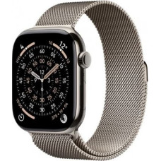Apple Watch Series 11&nbsp;GPS + Cellular 46mm&nbsp;Natural Titanium Case with Natural Milanese Loop M/L