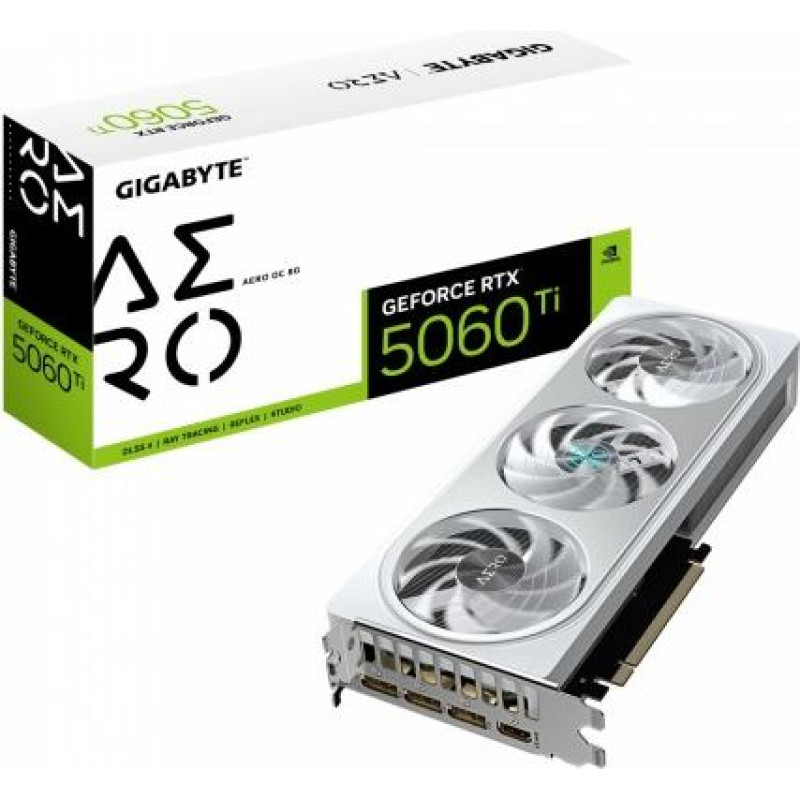 Gigabyte Graphics card GeForce RTX 5060 Ti AERO OC 8GB 128BIT GDDR7 HDMI/3DP