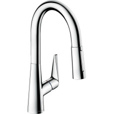 Hansgrohe Кухонный смеситель с выдвижным шлангом Talis M51 72817000