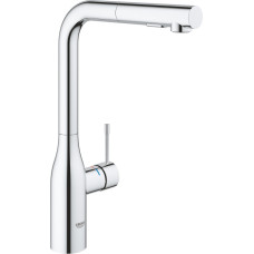 Grohe Кухонный смеситель с выдвижным шлангом Essence, 30270000, хром.