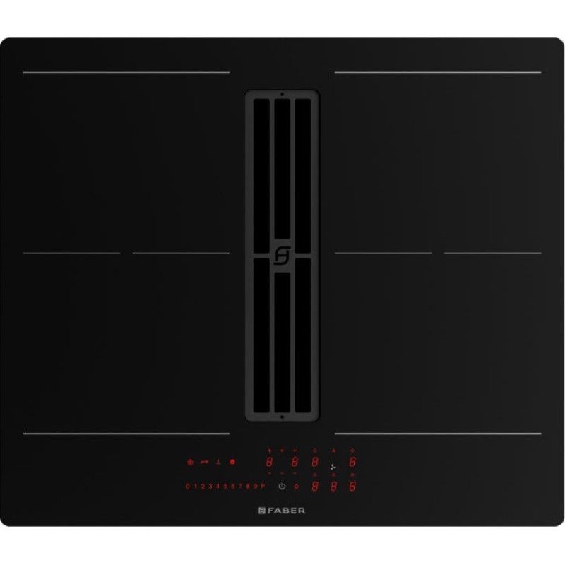 Faber Индукционная варочная панель со встроенной вытяжкой GALILEO SLIM F600, 340.0708.974