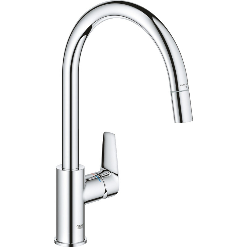 Grohe Смеситель для раковины с выдвижной лейкой BauEdge, 30536000.