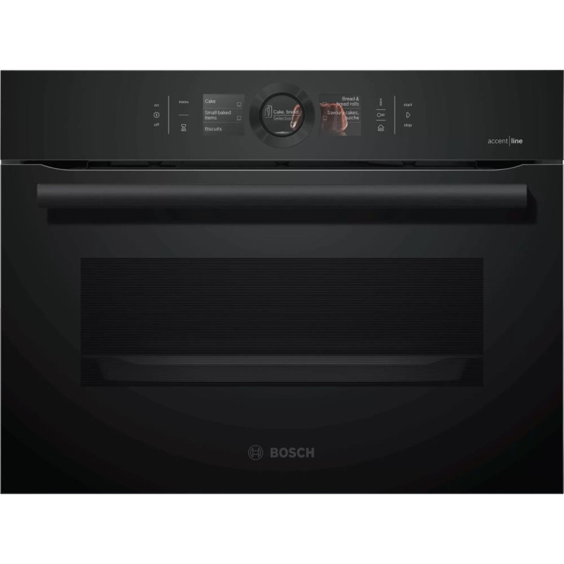 Bosch Встраиваемая компактная духовка с функцией приготовления на пару CSG856RC7