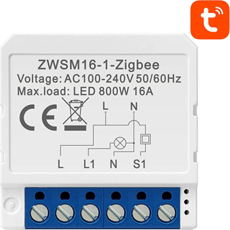 Avatto Smart Switch Module ZigBee Avatto ZWSM16-W1 TUYA