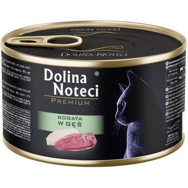 Dolina Noteci Premium Rich in goose - wet cat food - 185g