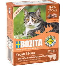 Bozita Fresh Menu Sterilised Extra Chicken with beef  - wet cat food - 370g